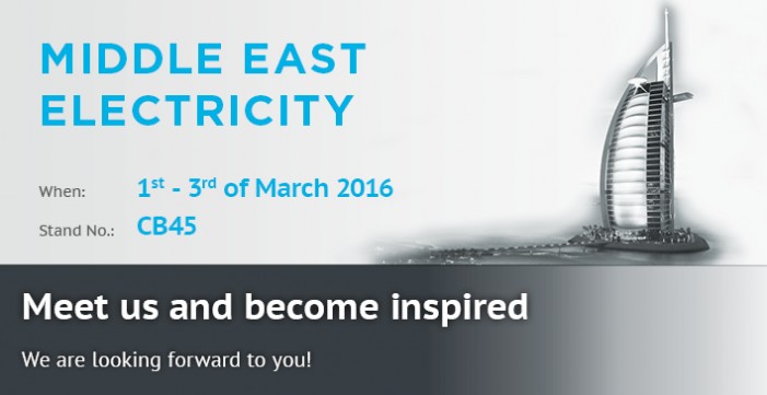Invitation to attend the Middle East Electricity photo
